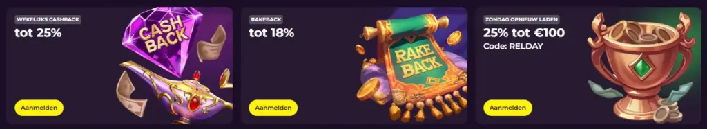 Welkomstbanner van het online casino – openingsbeeld